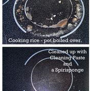 Cleaning Paste on stove top