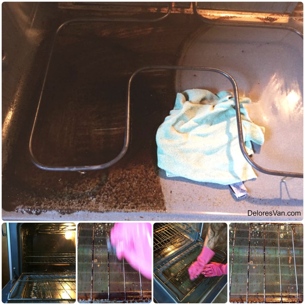 Cleaning Oven Collage