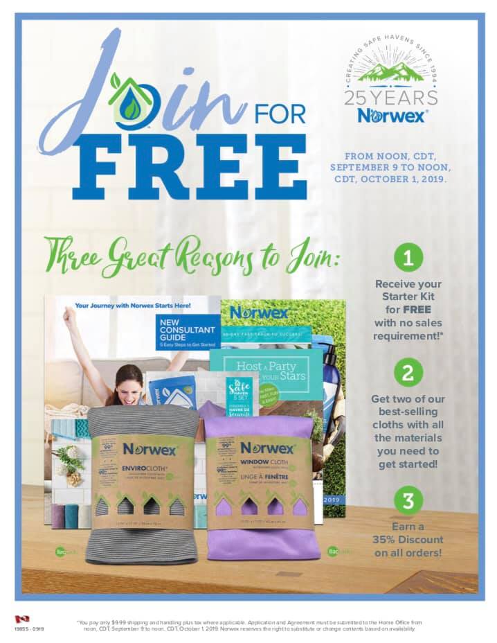 join for free Norwex